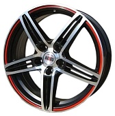 Alcasta M04 6x16 4x100 ET 50 Dia 60,1 (Черный)